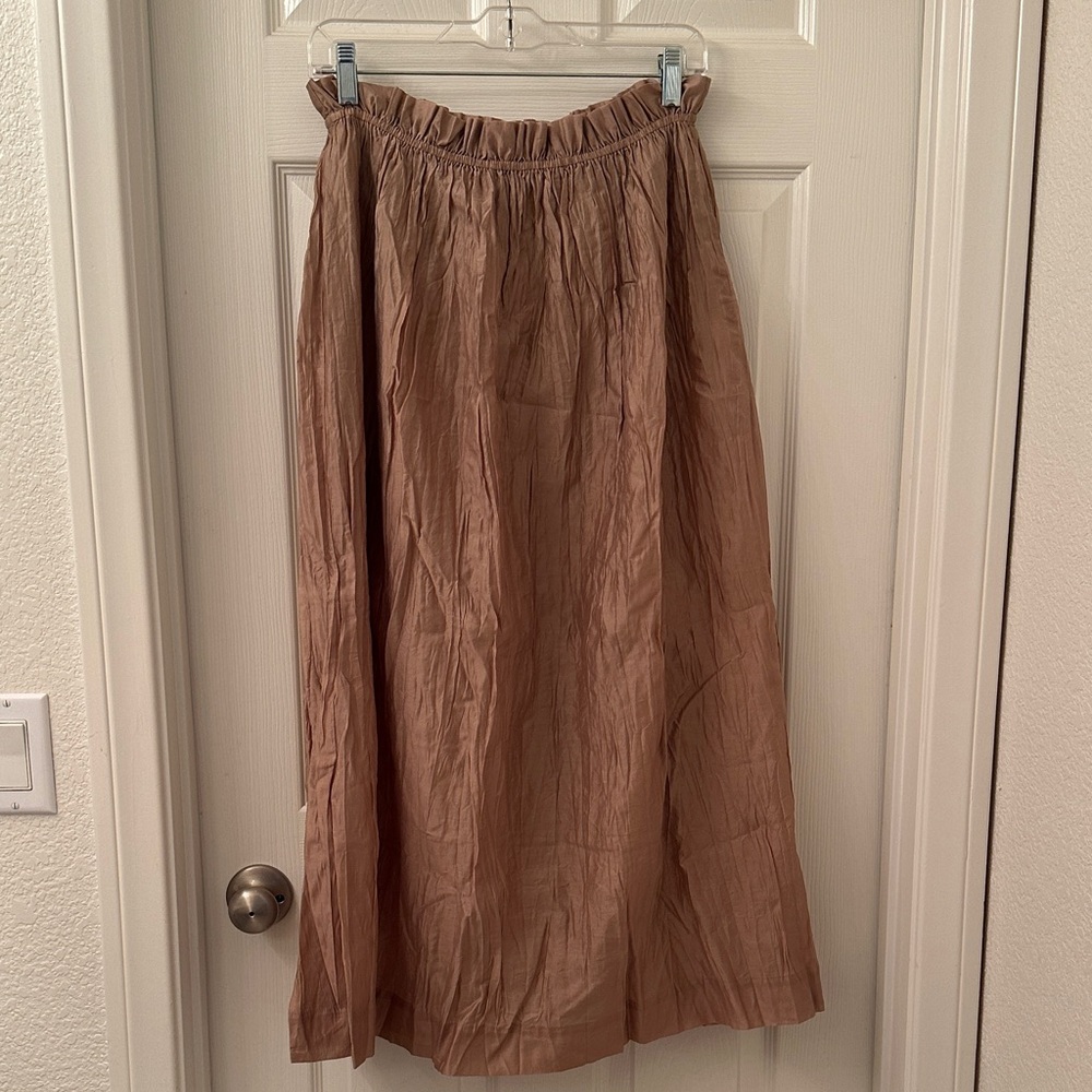 J.Crew Crinkled Gathered Waist Skirt